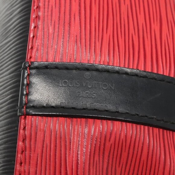 LOUIS VUITTON Epi Petit Noe Shoulder Bag Bicolor Black Red M44017 Auth 134616 - Picture 10 of 16